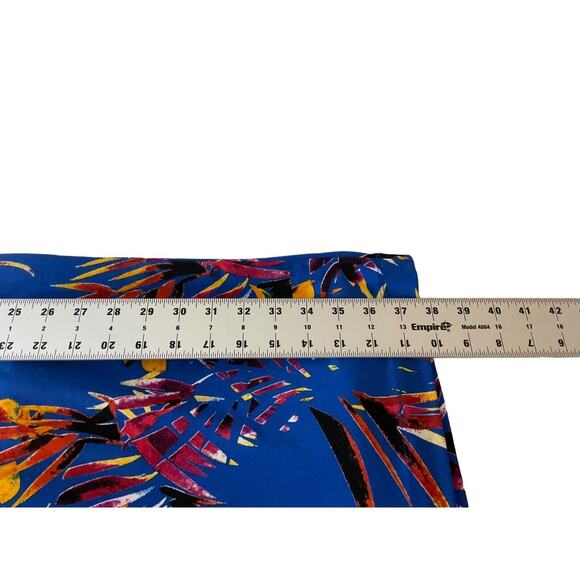 Calvin Klein Women's Cold Shoulder Tropical Print Dress Size 6 Polyester Spandex - Picture 5 of 12